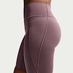 Nike Universa Women's High-Waisted 8" Biker Shorts with No Front Seam