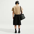 Nike Pregame Fleece Oversize-Top mit verkürztem Schnitt (Damen)