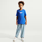 Inter Milan Nike Football T-skjorte til store barn