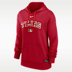 Texas Rangers Authentic Collection City Connect Women's Nike Therma MLB Pullover Hoodie