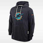 Miami Dolphins Rivalries Collection Sideline Men's Nike Dri-FIT NFL Pullover Hoodie