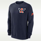 Sudadera de cuello redondo sin cierre universitaria Nike para hombre Auburn Legacy