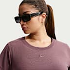 Nike Sportswear Chill Knit Women's Cropped T-Shirt (Plus Size)