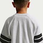 Nike Sportswear In The Zone Little Kids' French Terry Oversized Crew