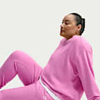 Pants de entrenamiento oversized de tiro medio para mujer Nike Sportswear Club Fleece (talla grande)