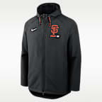 San Francisco Giants Authentic Collection Men's Nike Therma-FIT MLB Full-Zip Hooded Jacket