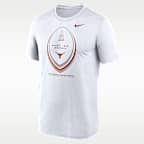 Playera universitaria Nike Dri-FIT para hombre Texas Football Icon Legend