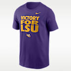 LSU Sideline Slogan Men's Nike Dri-FIT College Long-Sleeve T-Shirt