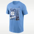 Playera universitaria Nike para hombre North Carolina Basketball Refresh