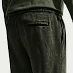 Pants de tejido Fleece con puño con efecto lavado para hombre Nike Sportswear Club