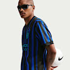 Inter Milan 2025/26 Stadium Home Nike Dri-FIT Replica-fodboldtrøje til mænd