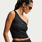 Camiseta de tirantes ajustada de un solo hombro para mujer Nike Sportswear