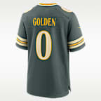 Jersey Nike de la NFL Game para hombre de la colección Rivalries Matthew Golden Green Bay Packers