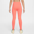 Leggings Dri-FIT de tiro alto para niña talla grande Nike One