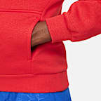 Sudadera con gorro sin cierre para niños talla grande Nike Sportswear Club Fleece