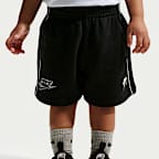 Conjunto de shorts de 2 piezas de French Terry para niños talla pequeña Nike Air