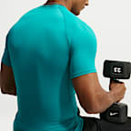 Nike Pro Dri-FIT Sıkı Kesimli Kısa Kollu Erkek Fitness Üstü