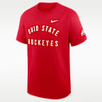 Playera universitaria Nike Dri-FIT para hombre Ohio State Premium Performance