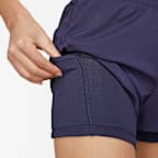 Nike Dri-FIT One Women's Mid-rise 8cm (approx.) 2-in-1 Shorts