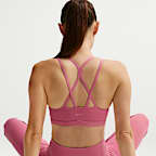 나이키 젠비 스트래피 여성 라이트 서포트 패드 스포츠 브라