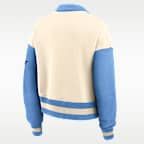 North Carolina Legacy Women's Nike College Cropped Oversized 1/4-Zip Crew