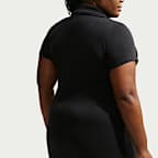 Vestido tipo polo slim para mujer (talla grande) Nike Sportswear Chill Knit
