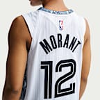 Ja Morant Memphis Grizzlies City Edition Men's Nike Dri-FIT ADV NBA Authentic Jersey