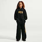 Nike Sportswear Studio Big Kids' (Girls') Oversized Fleece Pullover Hoodie