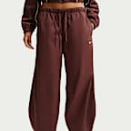 Pants Barrel de tiro medio holgados para mujer Nike Sportswear