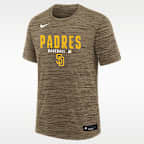 San Diego Padres Authentic Collection Velocity Big Kids' Nike Dri-FIT MLB T-Shirt