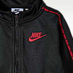 Conjunto de 2 piezas Dri-FIT con ribetes y cierre completo Propus Lifestyle para bebé (12 a 24 meses) Nike