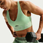 Bra deportivo con almohadillas de media sujeción para mujer Nike Pro Sculpt