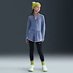 Nike Dri-FIT Longsleeve mit Viertelreißverschluss (Mädchen)