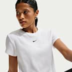 Nike Sportswear Women's Tight Ribbed Short-Sleeve T-Shirt