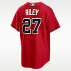 Jersey Nike de la MLB Replica para hombre Austin Riley Atlanta Braves