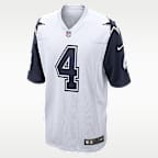 NFL Dallas Cowboys (Dak Prescott) Men's Game Football Jersey