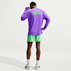 Playera de correr Nike Stride Dri-FIT de medio cierre para hombre