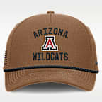 Gorra universitaria Nike ajustable para hombre Arizona 2026 Military Appreciation Rope Rise