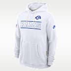 Sudadera con gorro sin cierre Nike Dri-FIT de la NFL para hombre Los Angeles Rams Alt Standard Issue