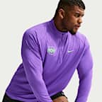 Playera de correr Nike Stride Dri-FIT de medio cierre para hombre