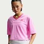 Nike Sportswear Women's Oversized Heritage Cropped Mesh Jersey