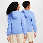 Sudadera con gorro sin cierre para niños talla grande Nike Sportswear Club Fleece