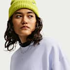 Nike Studio Fleece Medium Weight Women's Oversized Crew-Neck Sweatshirt