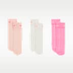 Nike Kids' Easy Breezy Pointelle Socks (3 Pairs)