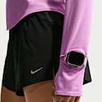 Playera de correr de manga larga de cuello redondo Dri-FIT UV para mujer Nike Swift