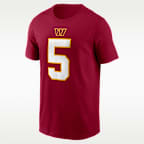 Playera Nike de la NFL para hombre Jayden Daniels Washington Commanders