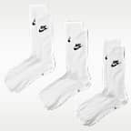 Nike Sportswear Everyday Essential 中筒襪 (3 雙)