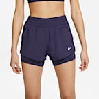 Nike Dri-FIT One Women's Mid-rise 8cm (approx.) 2-in-1 Shorts