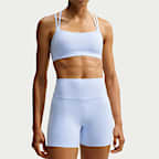 Nike Zenvy bikershorts met hoge taille voor dames (13 cm)