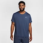 Playera de correr de manga corta Dri-FIT para hombre Nike Miler